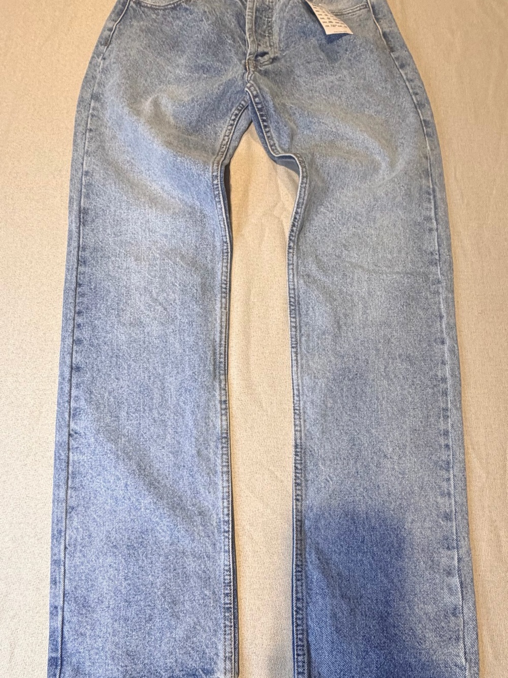 (7) J.galt Women’s Straight Leg Jeans in Light Blue Wash